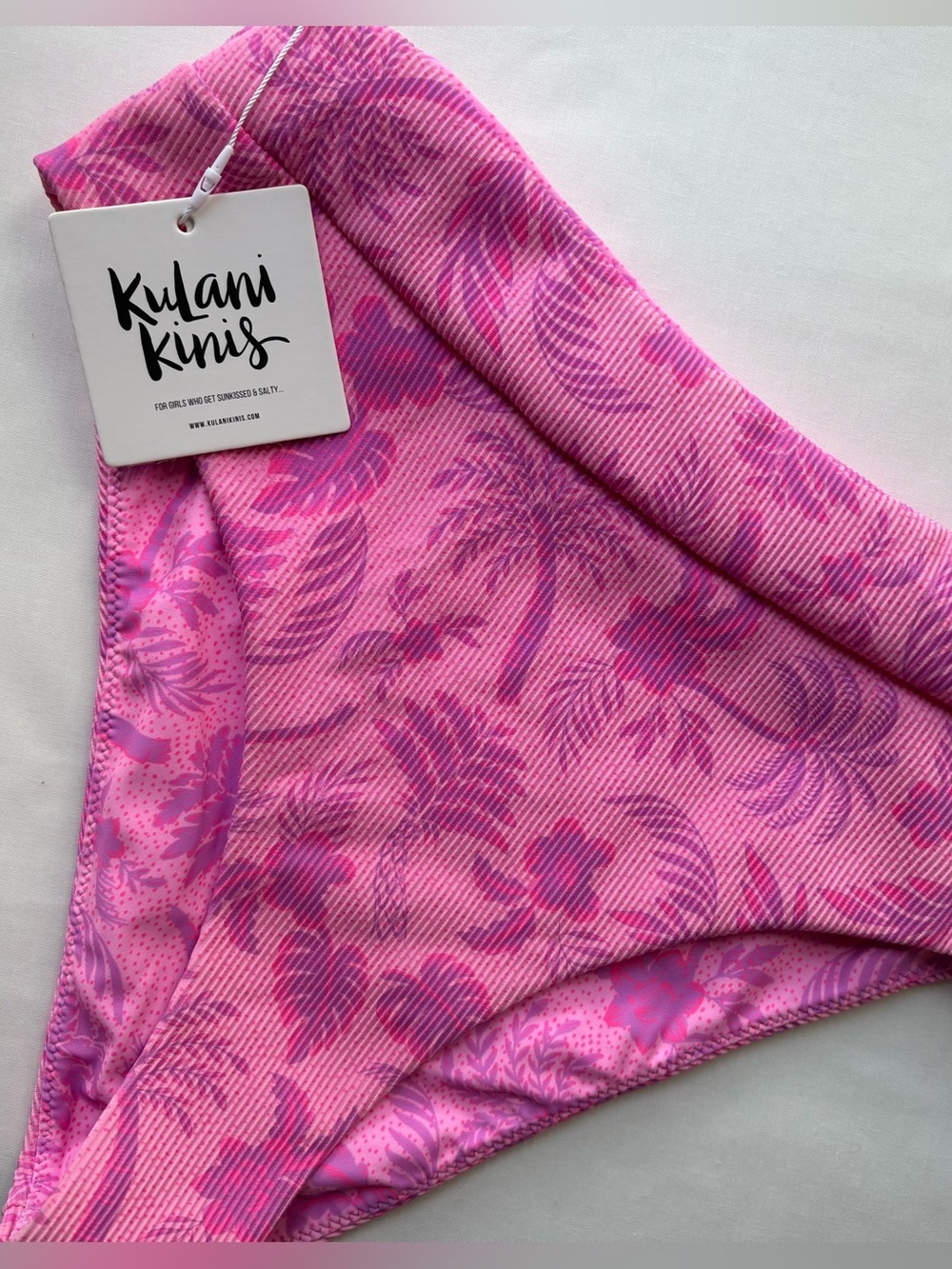 NWT Kulani Kinis High Hip Cheeky Bikini Bottom XL